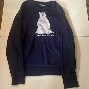 Barely function coffee bear sweater